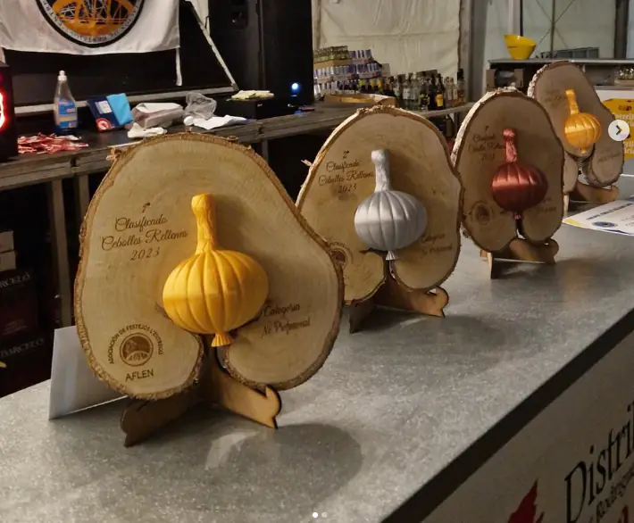 Platos del concurso gastronómico