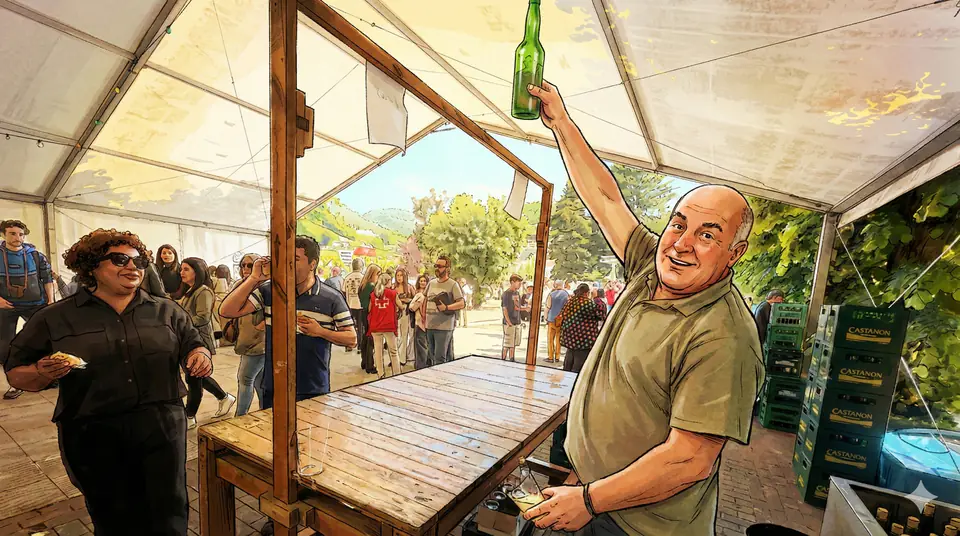 Ilustración del pasacalles de gaita y tambor