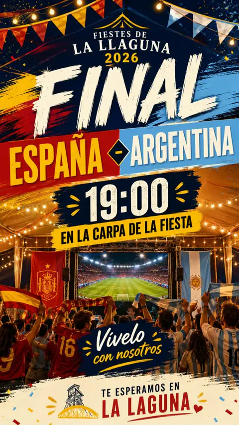 Ven a ver la final del Mundial con Nosotros!